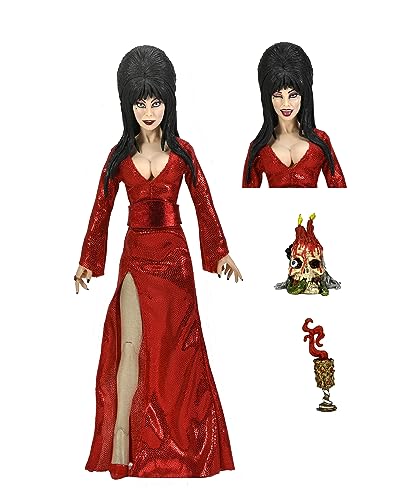 NECA - Figura de acción Vestida de Elvira Red Fright and Boo de 8 Pulgadas