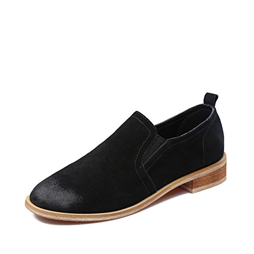 Espadrilles vache en daim de qualité supérieure | Souplesse du cuir et finition rétro frotter
