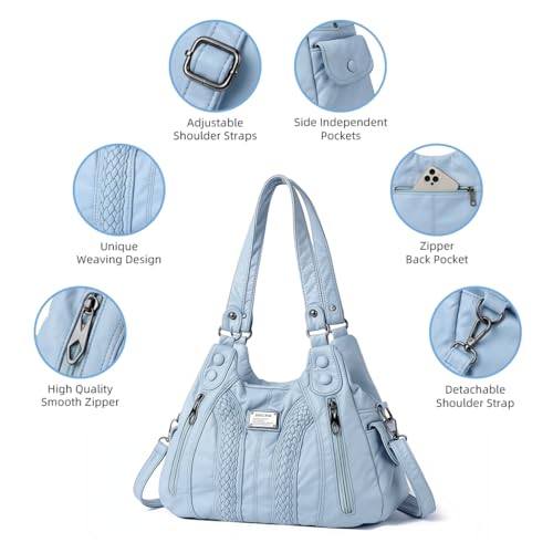 Image of PALAY Shoulder Bag for Woman Vintage PU Leather Women Handbags Punk Retro Crossbody Bags for Women