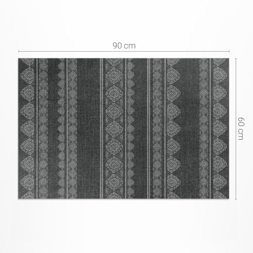 Tapis extérieur imperméable 60x90 résistant décoloration PVC - 4