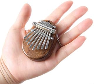 8 klawiszy mini kalimba wykwintne palec kciuk fortepian marimba muzyczny dobry dodatek wisiorek prezent