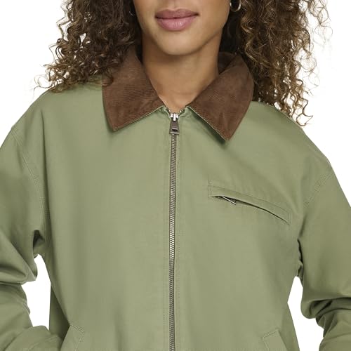 Image of Levi's Women's Zip Up Utility Jacket with Collar