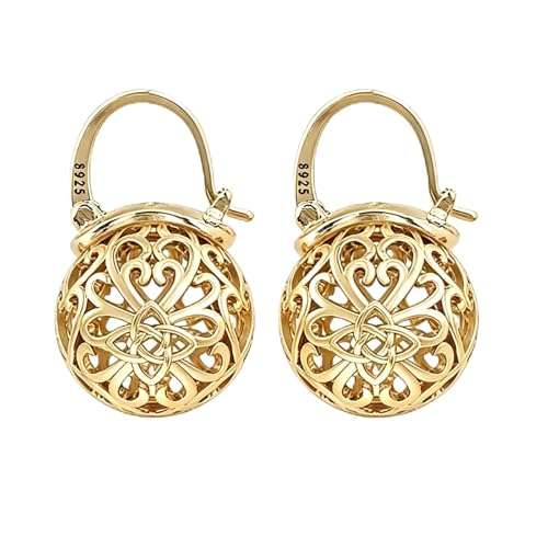 OwMell Elegant 925 Sterling Silver Pearl Drop Dang...