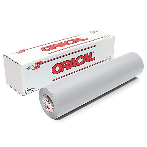 Autocollant vinyle mat amovible ORACAL 631 gris clair pour personnaliser les objets