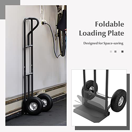 Carretilla tipo P con ruedas de goma de 10 pulgadas y capacidad 660 lb miniatura 5
