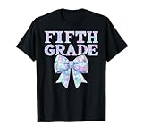 coquette bow 5th grade insegnante donne bambini preppy quinta grado maglietta