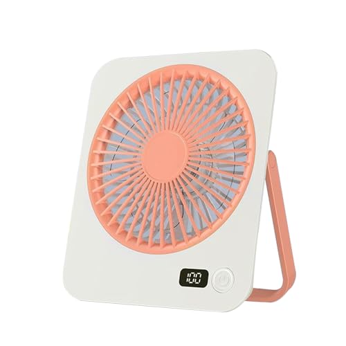 Ventilador de Mesa,Ventilador Personal Para Mesa | 5 Velocidades 1200mAh Enfriador Portátil Para Hogar Dormitorio Playa Camping Viajes Senderismo Hombres Mujeres