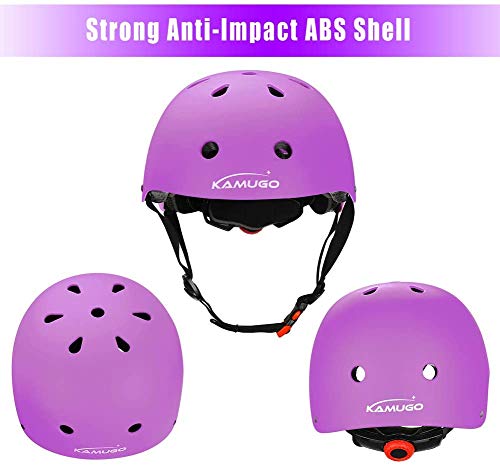 KAMUGO Kids Adjustable Helmet, Suitable for Toddler Kids Ages 2-14 Boys Girls, Multi-Sport Safety Cycling Skating Scooter Helmet - Image 3