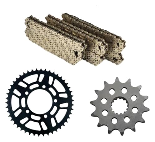 Ensemble chaîne 520 et pignons de précision 14T 47T pour moto GSR250