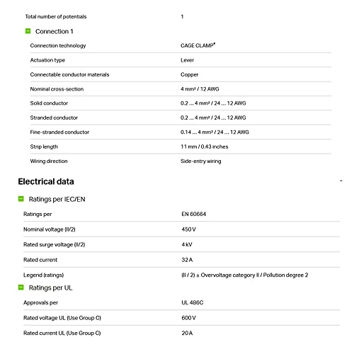 Wago Wire Connectors-38Pc 221 Series Lever-Nuts Assortment-Includes ，Suitable For 12-24Awg Wire Connectors(16X) 221-412, (13X) 221-413, (8X) 221-415，8" Professional Wire Stripper-Wire Cutter（1） #TOP3