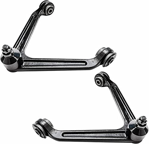 Image of Detroit Axle - 2WD Front End Control Arms Kit for 02-05 Dodge Ram 1500, 2 Upper Control Arms and Ball Joint 2 Outer Tie Rod Ends 2 Sway Bar Links 2002 2003 2004 2005 Replacement - 6pc Set