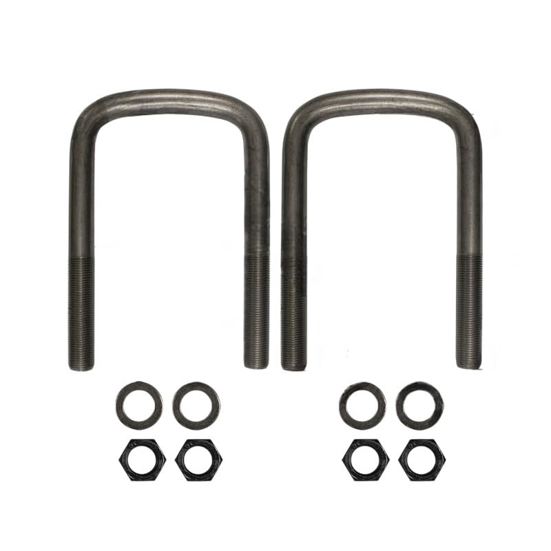 Belgrade Parts & Service, Inc. Heavy Duty Ubolt kit 3/4in X 4in X 7-1/4i Round Replaces 0201375070, 1109363065, 453884C1, 453884C