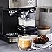 Mr. Coffee Espresso and Cappuccino Machine Stainless Steel Programmable Coffee Maker with Automatic Milk Frother 15-Bar Pump Ideal for Home Baristas