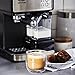 Mr. Coffee Espresso and Cappuccino Machine, Programmable Coffee Maker with Automatic Milk Frother and 15-Bar Pump, Stainless Steel