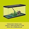 Zilla Fresh Air Screen Cover, Secure and Durable Metal Mesh Cover for Reptile Terrariums, 36 x 18 inches