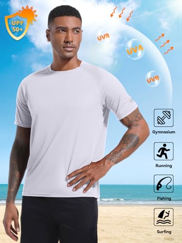 Image of Men's Quick-Dry Sportswear T-Shirts,4 /6 Pack Breathable Moisture Wicking Gym Tops for Training & Workout,Short Sleeve Tees