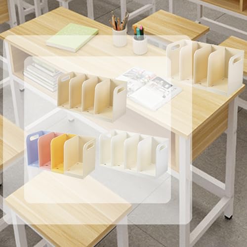 Soporte para libros ajustable y sujetalibros de mesa para estantes 3