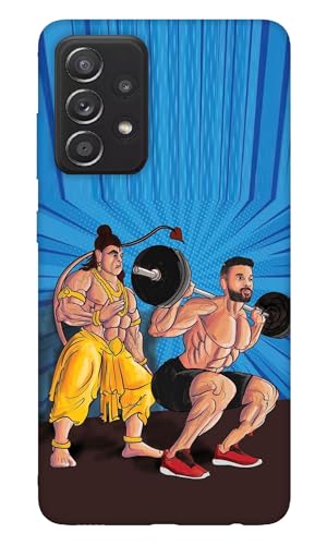 Image of 3D Premium Printe''''''''''''''Hanuman'''''''' Mobile Back Cover & Case Designer for Samsung Galaxy A52s
