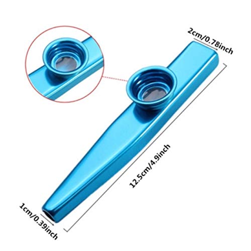 SeniorMar Mignon Portable Mini Métal Kazoo Instrument de Musique Bon Compagnon pour Guitare Ukulélé Grand Cadeau pour… - Les Beatles, Paul McCartney, John Lennon, RIngo Starr, George Harrison SeniorMar Mignon Portable Mini Métal Kazoo Instrument de Musique Bon Compagnon pour Guitare Ukulélé Grand Cadeau pour… – Image 3