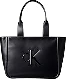 Calvin Klein Bolso Tote Mujer Bold Medium con logotipo, Talla Única