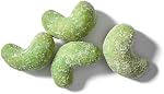 Yupik Wasabi Cashews, 164 g, Crunchy Spicy Snacks, Wasabi-Flavored Shell, Asian-Inspired, Great for Sushi Night, Parties, and Game Night