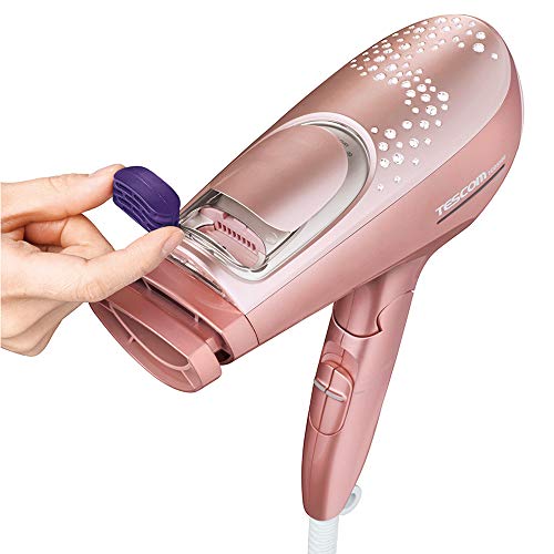 Tescom Collagen, Platinum and Nano-Sized Mist World Voltage Hair Dryer - Swarovski Limited Edition (Made in Japan)