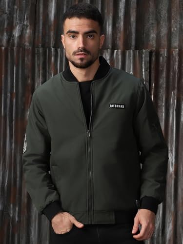 Image of High Star Men Polyester Printed Relaxed Fit Full Sleeves Jackets 18