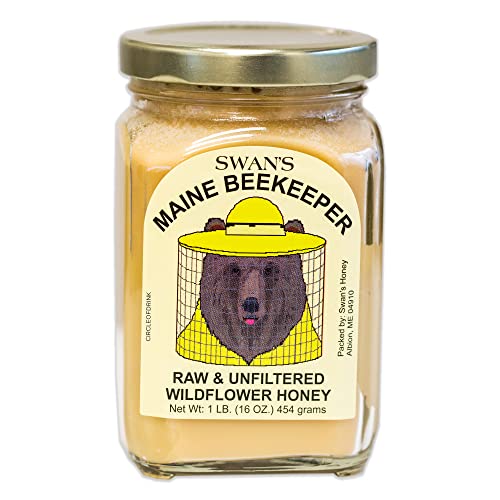 Swan's Raw and Unfiltered Wildflower Honey – Creamy, Silky, Gourmet