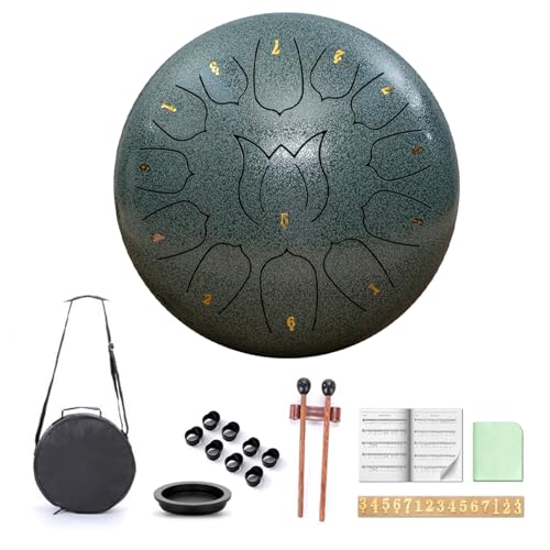 Amazon | 【ジブリなどJ-POP楽譜付き】タングドラム 12インチ 13音 C