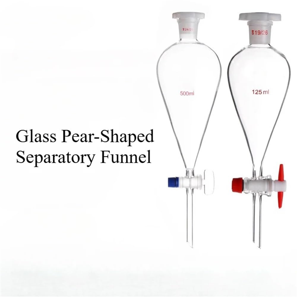 Laborgeräte und -ausrüstung 60ml-1000ml Labor Glas Geformt Scheidetrichter Trennung Trennung(1000ml PTFE piston)