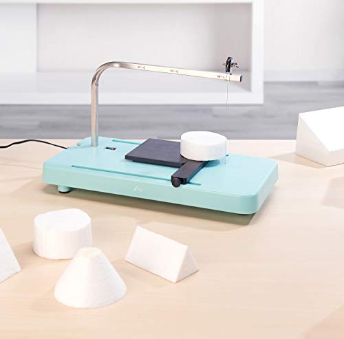 AGT Styroporschneider: Heißdraht-Schneidegerät für Styropor & Schaum, mit Winkeleinstellung (Styroporschneidegerät, Styropor Schneiden heißer Draht, Schneidemaschine)