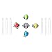 Gam3Gear Project Design ABXY LED Buttons for Xbox One Controller Skull Ghost