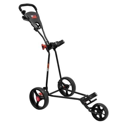 LONGRIDGE Eze Glide - Carrito de Golf con 3 Ruedas Negro Negro