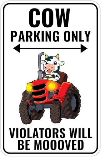 Letrero De Metal Vaca Linda Vaca Imágenes De Vacas Imprimir Cosas Vendimia Metal Estaño Signo Decoración Cartel De Metal para Cocina Casa Campo Aseo 20X30Cm