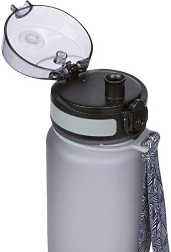 Brimma Premium Sports Water Bottle with Leak Proof Flip Top Lid - Eco Friendly & BPA Free Tritan Plastic - Must Have for The Gym, Yoga, Running, Outdoors, Cycling, and Camping