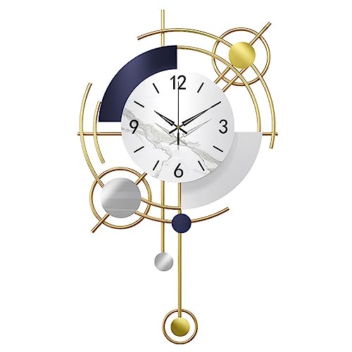 Horloge murale numérique grand format pour salon chic et salle à manger moderne