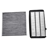 BESTWELL4U Comb Engine Cabin Air Filter for Honda CRV 1.5L (2017-2022),Civic 1.5L (2016-2021)