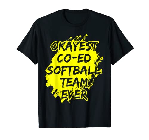 Funny Co-ed - Pallone da softball Team Gifts Maglietta