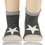 SEBELLST Infant Baby Boy Sock Shoes Anti Slip Rubber Sole Non-Skid Indoor Slippers Lightweight Elast