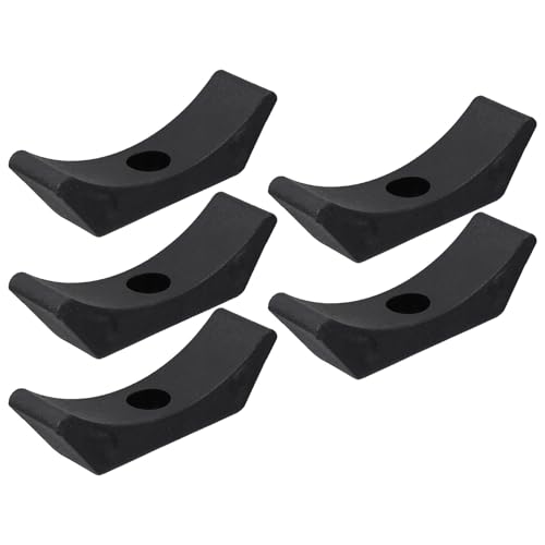 Supports pour haltères compacts 140 mm Healvian en PP noir pour musculation