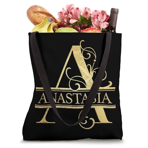 Bolso tote personalizado con nombre Anastasia miniatura 4