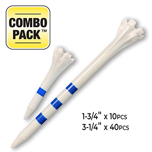 Tees de golf CHAMP Flytees Combo Mixte 83mm accessoire de grand parcours