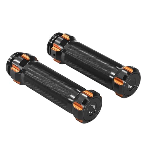 Poignées moto pour Fat Boy FLFBS en aluminium usiné et gomme confort