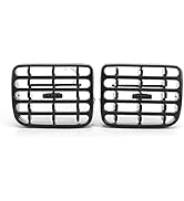 Araç AC havalandırma ızgarası, 1 çift klima sistemi, havalandırma çerçevesi, araç gösterge paneli ızgarasına uyar.