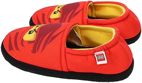 Lego Ninjago Boys 2 Piece Cotton Pajamas With Slippers, Size 6 Red #TOP4