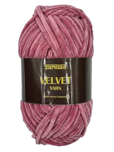 Zarela Luxury Velvet Yarn 100g (11 Rose)