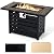 COSTWAY 42" Propane Fire Pit Table, Rectangular Gas Fire Table w/ 50,000 BTU Heat Output, Ore Powder Surface, Lava Rocks & PVC Cover Included, CSA Certification, Perfect for Backyard, Garden