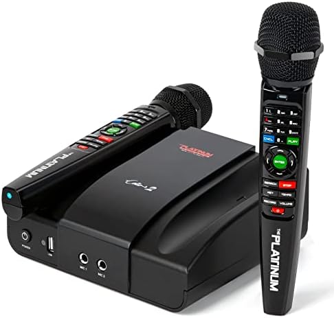 2022 The Platinum CELLO2 Karaoke Machine, Over 23K Songs: 7K Filipino Tagalog Songs+4K Hindi Songs+12k English Songs+ 2 Wireless Microphones, Digital Video, Song Recording, and App Support