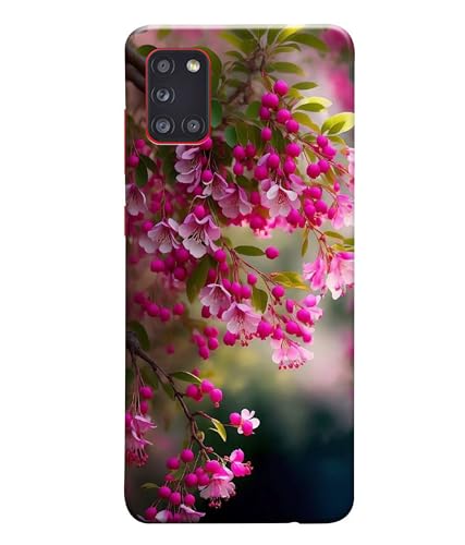 Image of Pink Floral Flowers Printed Hard Back Case Cover Compatible for Samsung Galaxy S20 (Multicolor) - D1662