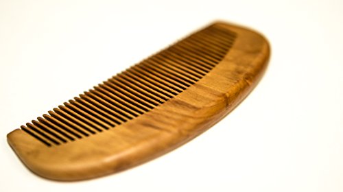 [Japan Craftsmen Made] Peach Wood Natural Comb - Apricot Oiled. Anti Static Hair (Medium) #TOP4